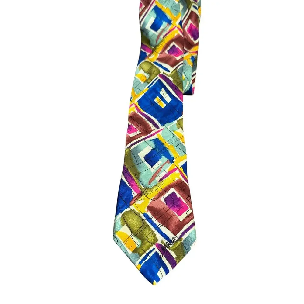 J Jerry Garcia Floating Plane Collector's Edition 100% Silk Neck Tie 3.5